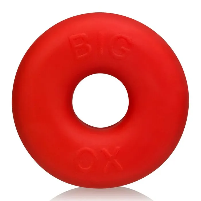 OXBALLS Vibrators Big Ox Cockring Oxballs Silico Ne Tpr Blend Red Ice