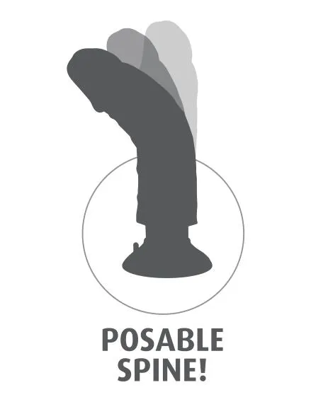 Pipedream Products Dildos King Cock 6in Vibrating Tan