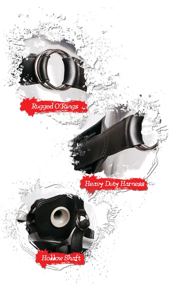 Pipedream Products Female Sex Toys Fetish Fantasy Extreme 12in Hollow Strap On Flesh