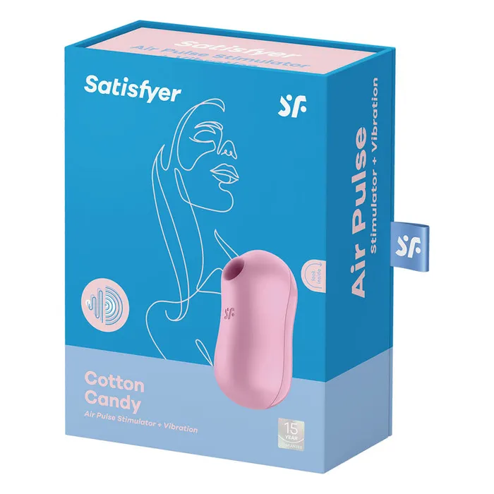 Satisfyer Vibrators Satisfyer Cotton Candy Lilac Satisfyer Vibrators Satisfyer Cotton Candy Lilac