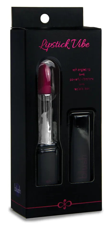 Vibrators Blush Novelties Lipstick Vibrator Black