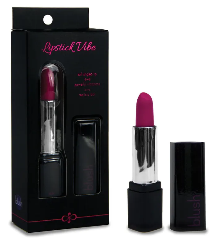 Vibrators Blush Novelties Lipstick Vibrator Black