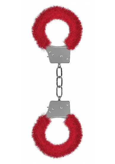 Vibrators SHOTS AMERICA Beginners Handcuffs Furry Red