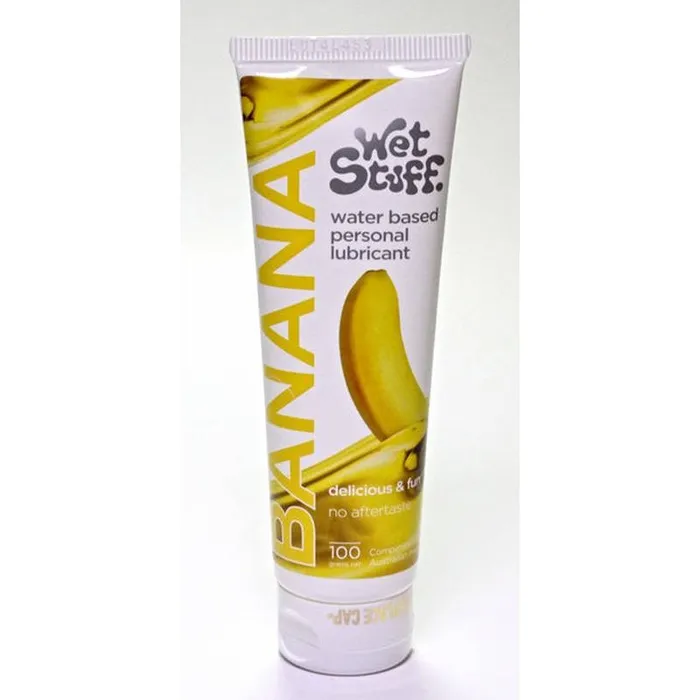 Wet Stuff Banana Tube 100g Vibrant Vibes Australia Quality Sex Toys Great Prices Vibrators