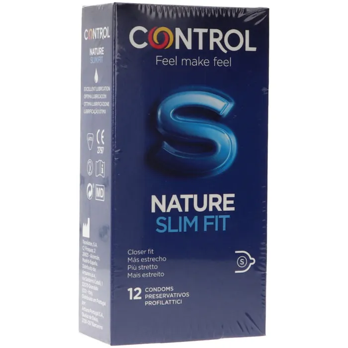 CONTROL NATURE SLIM FIT 12 UNIT CONTROL CONDOMS Female Sex Toys