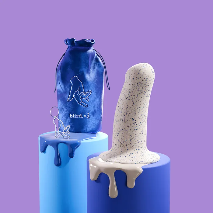 Biird Biird Boo 55 in Soft Silicone Dildo with Suction Cup Base Jouissance Club Edition Female Sex Toys