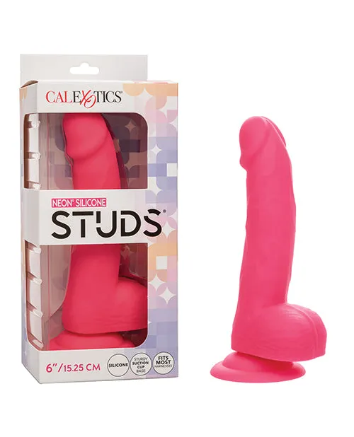 CalExotics Dildos Silicone Studs Neon 6 Dildo