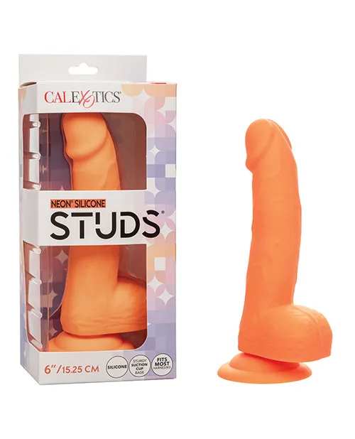 CalExotics Dildos Silicone Studs Neon 6 Dildo