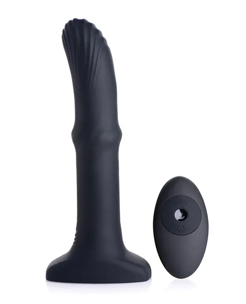 Female Sex Toys XR Brands Thunderplugs Sliding Shaft Silicone Vibrator Wremote