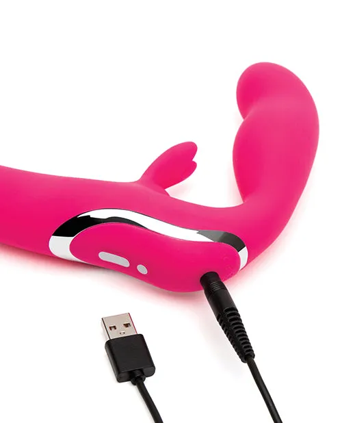 Happy Rabbit Strapless Strap On Rabbit Vibe Love Honey Female Sex Toys