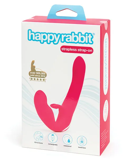 Happy Rabbit Strapless Strap On Rabbit Vibe Love Honey Female Sex Toys