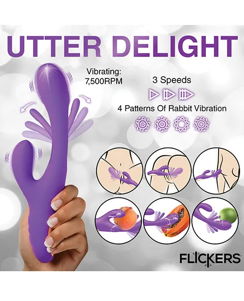 Inmi TriFlick Flicking Rabbit Vibrator XR Brands Female Sex Toys