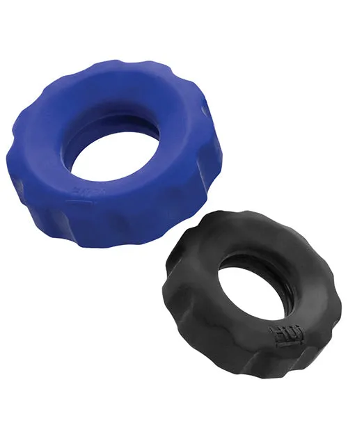 Male Sex Toys Oxballs Hunky Junk Cog Ring 2 Size Double Pack Pack Of 2