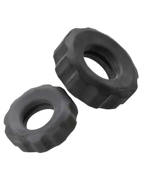 Male Sex Toys Oxballs Hunky Junk Cog Ring 2 Size Double Pack Pack Of 2