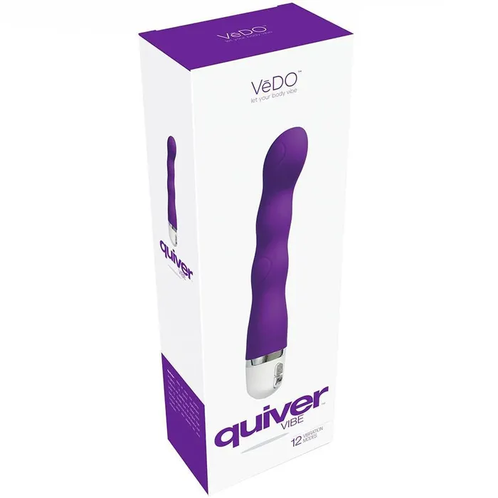 Vedo Anal Quiver 8 Inch Wavy Silicone GVibe