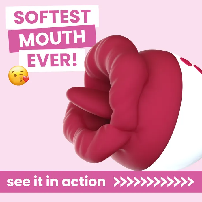 Vibrators TooTimidcom Flaming Red Lips SelfMotion Flickering Tongue Clit Stimulator Vibrators TooTimidcom Flaming Red Lips SelfMotion Flickering Tongue Clit Stimulator