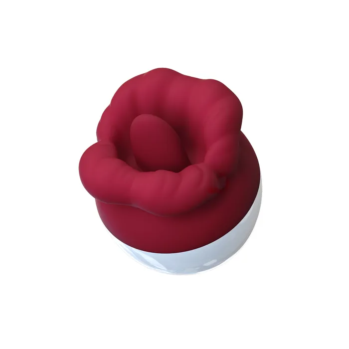 Vibrators TooTimidcom Flaming Red Lips SelfMotion Flickering Tongue Clit Stimulator
