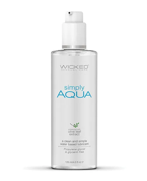 Wicked Simply Aqua Waterbased Lubricant Wicked Sensual Care Lubricants