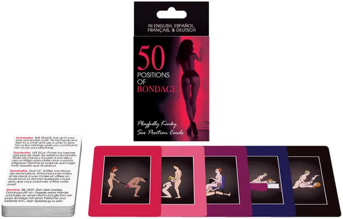 50 Positions Of Bondage Card Game Kheper Games Couples