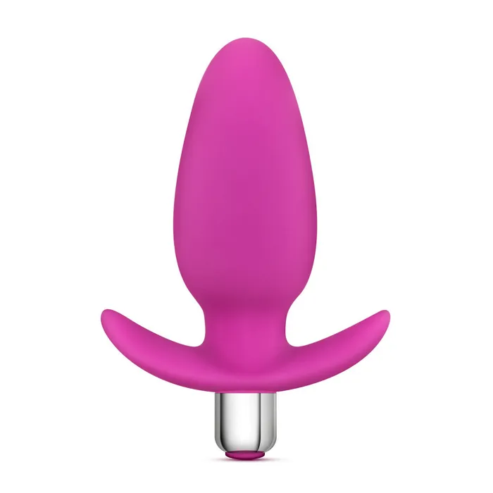 Anal Blush Luxe By Blush Little Thumper Fuchsia 475Inch Vibrating Anal Plug With Handle