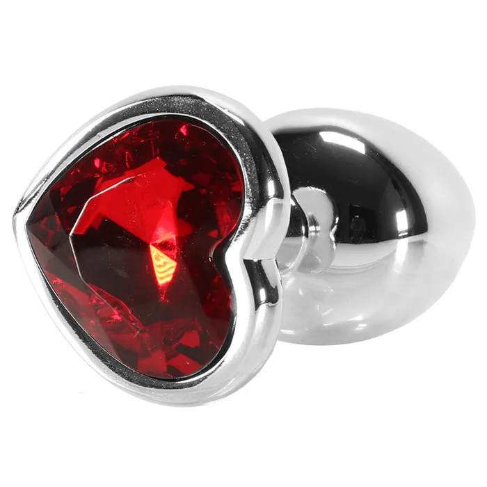 Anal Booty Sparks Red Heart Gem Anal Plug in Small XR Brands Anal Booty Sparks Red Heart Gem Anal Plug in Small XR Brands