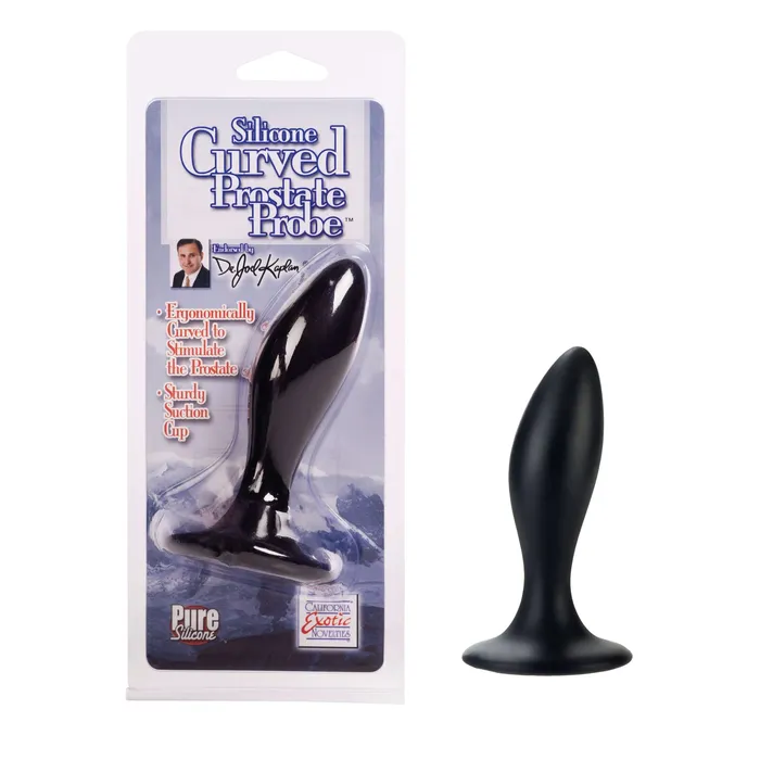 Anal California Exotic Novelties Dr Joel Kaplan Silicone Prostate Probe Curved Anal California Exotic Novelties Dr Joel Kaplan Silicone Prostate Probe Curved