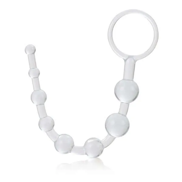 Anal California Exotic Novelties Introduce Yourself to Anal Pleasure with Shanes World Anal 101 Intro Beads in Clear