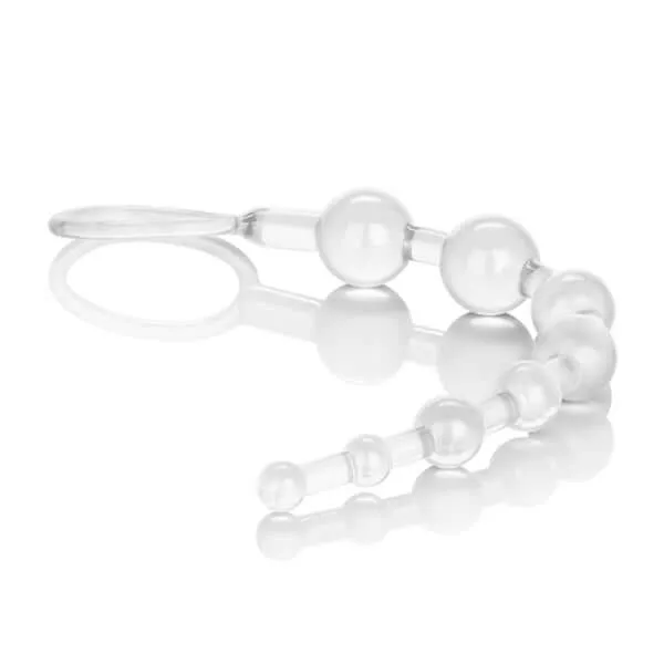 Anal California Exotic Novelties Introduce Yourself to Anal Pleasure with Shanes World Anal 101 Intro Beads in Clear
