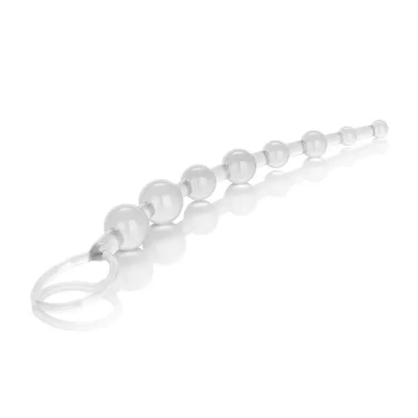 Anal California Exotic Novelties Introduce Yourself to Anal Pleasure with Shanes World Anal 101 Intro Beads in Clear