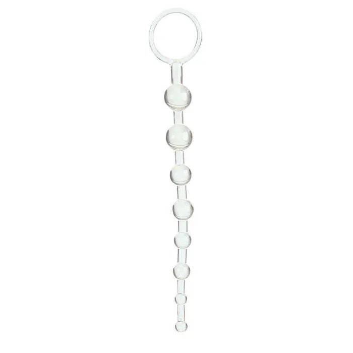 Anal California Exotic Novelties Introduce Yourself to Anal Pleasure with Shanes World Anal 101 Intro Beads in Clear