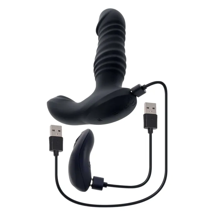 Anal Experience NextLevel Pleasure with the Zero Tolerance Striker Black Anal Vibrator Thrusting Tapping and RemoteControlled Delights Evolved Novelties
