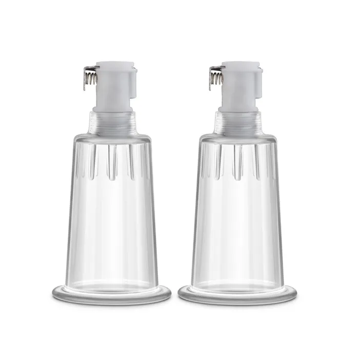 Anal Temptasia By Blush Nipple Cylinders Set of 2 Clear Pump Blush