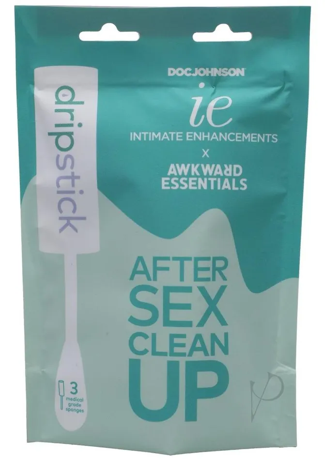 Awkward Essentials Dripsticks 3Pack PostSex Cleanup Made Easy Doc Johnson Enterprises Male Sex Toys Awkward Essentials Dripsticks 3Pack PostSex Cleanup Made Easy Doc Johnson Enterprises Male Sex Toys