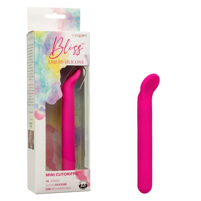 Bliss Mini Clitoriffic Liquid Silicone Pink Vibrator Your Path to Pure Pleasure California Exotic Novelties Female Sex Toys