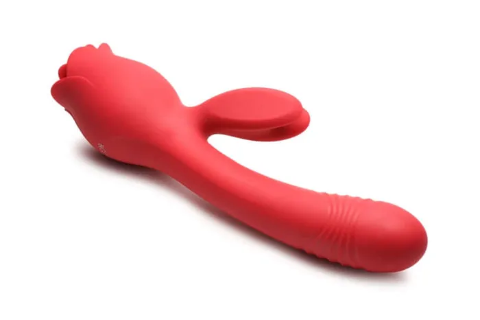Bloomgasm Blooming Bunn Sucking and Thrusting Rabbit Vibrator The Ultimate Pleasure Rose XR Brands Vibrators