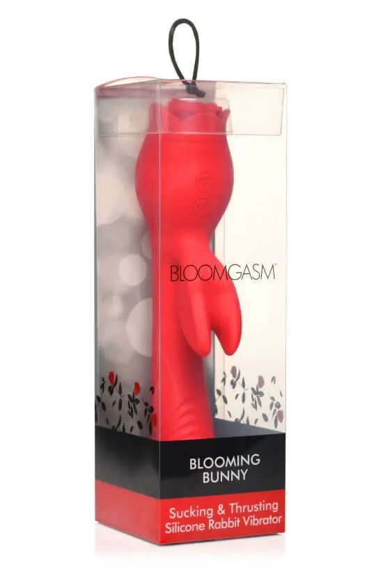 Bloomgasm Blooming Bunn Sucking and Thrusting Rabbit Vibrator The Ultimate Pleasure Rose XR Brands Vibrators