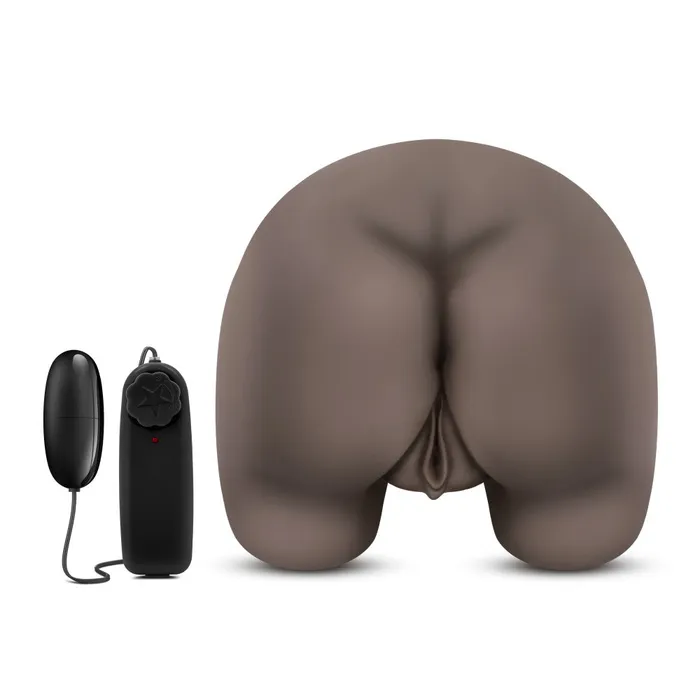 Blush Male Sex Toys Hot Chocolate By Blush Luscious Tiana Life Sized Ass Realistic Chocolate Vibrating Body Part Butt Masturbator