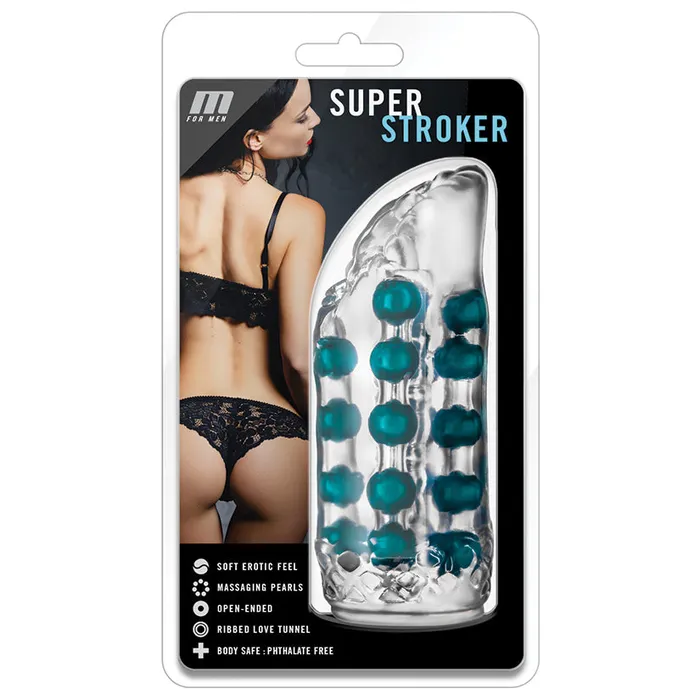 BLUSH Male Sex Toys M for Men Super StrokerClear