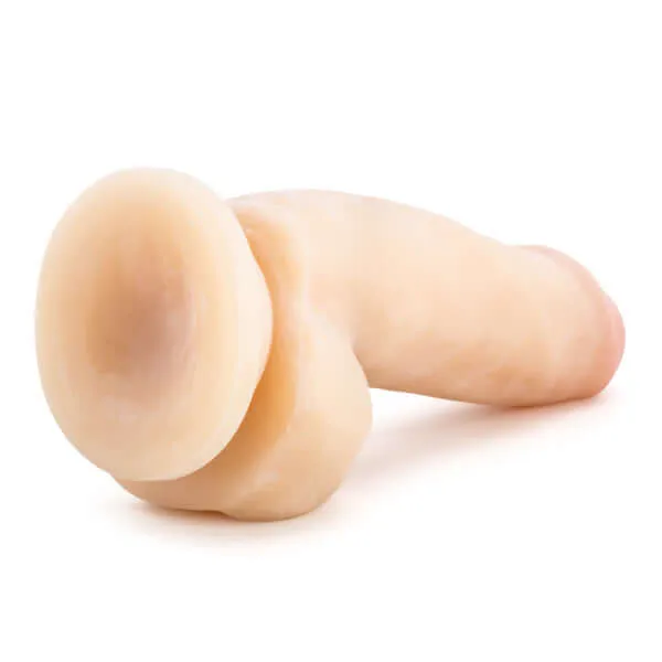 Blush Novelties Au Naturel 7 inches Sensa Feel Fat Boy Dildo Beige Dildos