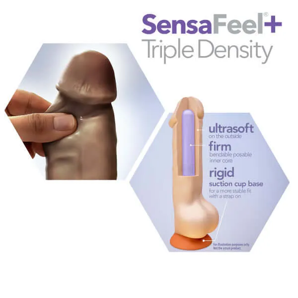 Blush Novelties Dildos Dr Skin Plus 9 inches Posable Dildo with Balls Chocolate Dark Brown Skin Tone Blush Novelties Dildos Dr Skin Plus 9 inches Posable Dildo with Balls Chocolate Dark Brown Skin Tone