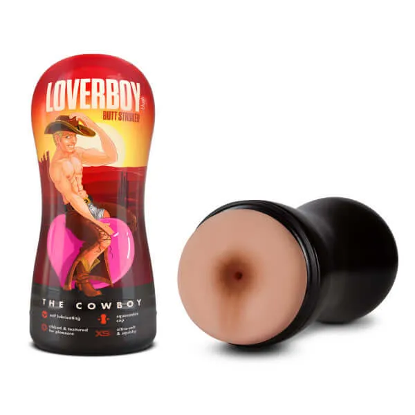 Blush Novelties Loverboy Cowboy Self Lubricating Stroker Beige Male Sex Toys Blush Novelties Loverboy Cowboy Self Lubricating Stroker Beige Male Sex Toys