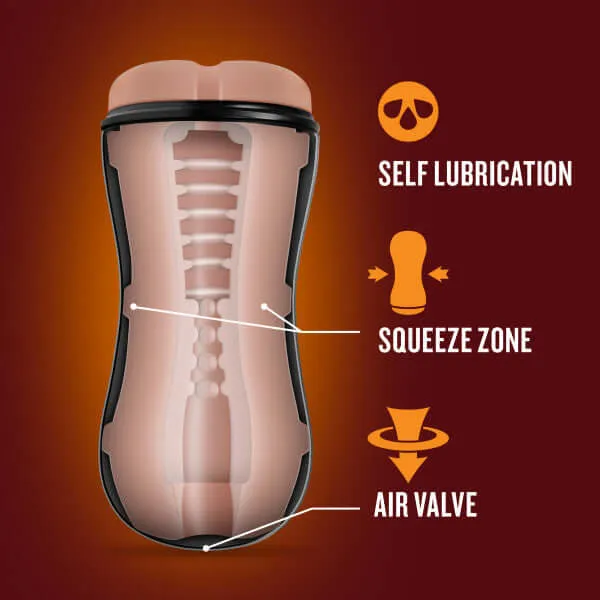 Blush Novelties Loverboy Cowboy Self Lubricating Stroker Beige Male Sex Toys