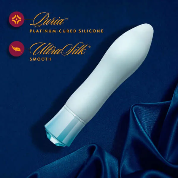 Blush Novelties Oh My Gem Ardor Aquamarine Blue Rechargeable Vibrator Vibrators