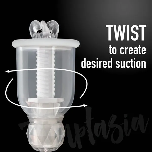 Blush Temptasia By Blush Titillator Nipple Play Massaging System with Suction Couples