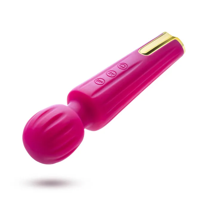 Blush Vibrators Blush Allana Velvet 20 Function Vibrating Massage Wand With RumboTech