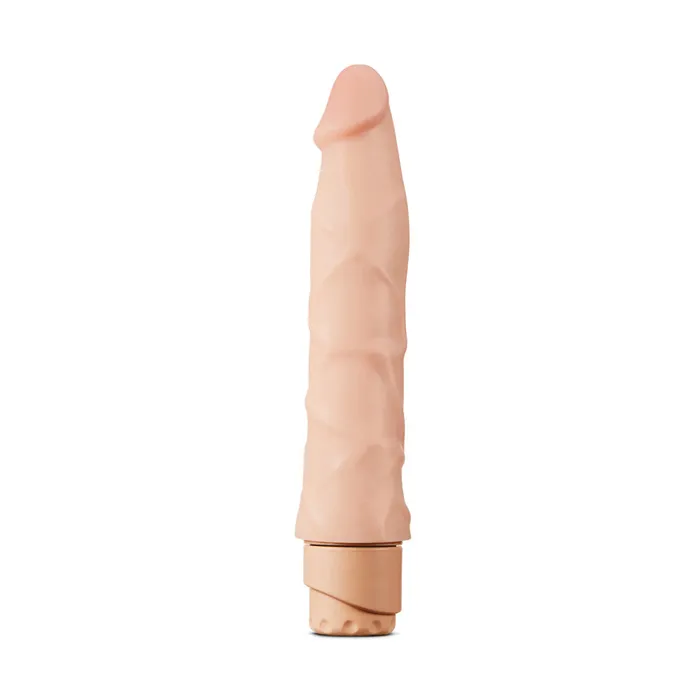 Blush Vibrators Dr Skin By Blush Cock Vibe 1 Realistic Beige 9Inch Long Vibrating Dildo