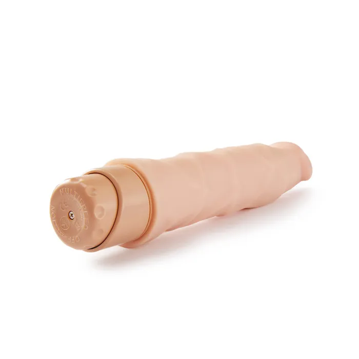 Blush Vibrators Dr Skin By Blush Cock Vibe 1 Realistic Beige 9Inch Long Vibrating Dildo