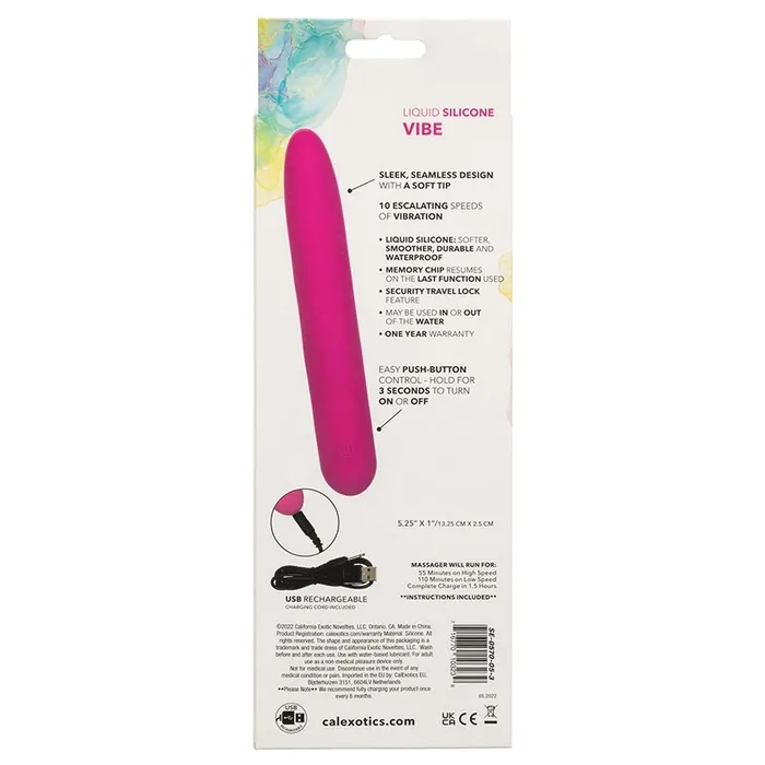 CAL EXOTICS Female Sex Toys Bliss Liquid Silicone Vibe