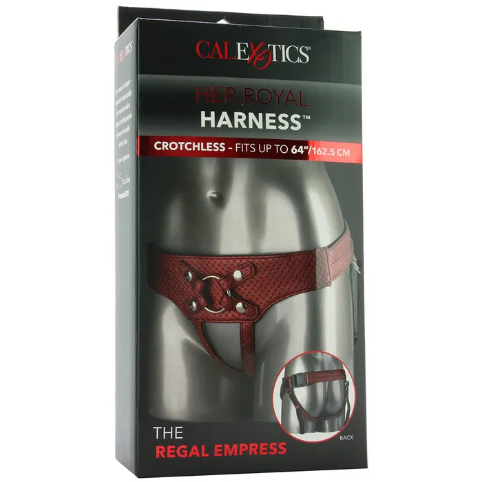 CalExotics Female Sex Toys Her Royal Harness The Regal Empress in Red CalExotics Female Sex Toys Her Royal Harness The Regal Empress in Red
