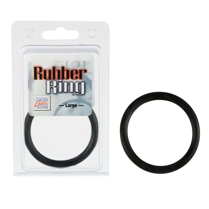California Exotic Novelties Male Sex Toys Rubber Ring Black Large